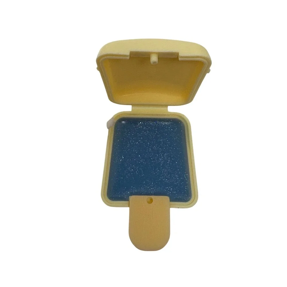 Claire's Pucker Pops Lip Gloss Keychain Set Angel Summer Umbrella Blue Glitter‎
